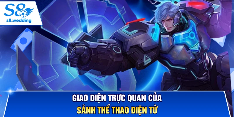 Giao diện trực quan của sảnh thể thao điện tử